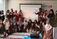 KOMPAK: Foto bersama guru dan pendamping usai Bimtek dan bimbingan di PAUD HI El-Fath Sumenep