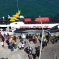 BESAR: Kapal eXpres bahari 8B di Pelabuhan Kalianget, telah resmi beroperasi.