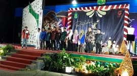 SEMANGAT: Disbudporapar  Sumenep, menggelar refleksi hari sumpah pemuda dengan ratusan pemuda Sumenep
