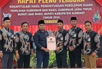 KPU SUMENEP: Rapat pleno terbuka hasil rekapitulasi Pilkada 2024 telah tuntas digelar di Ballroom Hotel El Malik