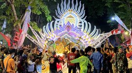 MEGAH: Musik Tong-Tong Angin Ribut sang juara umum pada Festival Musik Tong-Tong Sumenep 2024 (SandiGT - Seputar Jatim)