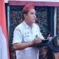 BLANGKON: Kepala Badan Pendapat Daerah Sumenep, Faruk Hanafi saat menyampaikan target PAD