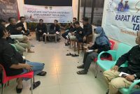 MEMBAHAS: Suasana Raker PWI Sumenep, di Kota Batu, Jawa Timur