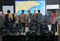DISAMBUT: Pemerintah Kabupaten Gresik, saat melakukan kunjungan ke Kabupaten Sumenep, untuk meniru teknologi SiKaPal