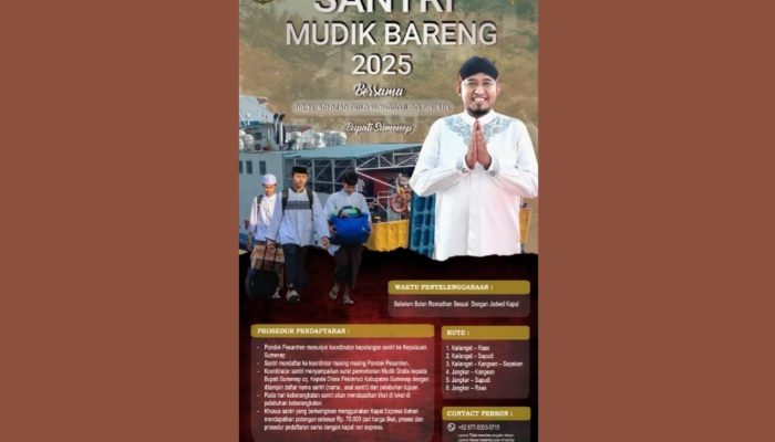 Mudik Gratis 2025 dari Bupati Sumenep untuk Santri Jelang Bulan Ramadan 1446 H