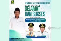 PEMDES NONGGUNONG: Ucapan selamat pelantikan Bupati dan Wakil Bupati Sumenep periode 2025-2030 (Doc. Seputar Jatim)