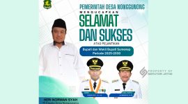 PEMDES NONGGUNONG: Ucapan selamat pelantikan Bupati dan Wakil Bupati Sumenep periode 2025-2030 (Doc. Seputar Jatim)