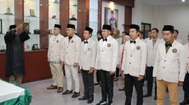 DISUMPAH: Pelantikan Satuan Tugas Pencegahan dan Penanganan Kekerasan di Perguruan Tinggi (Satgas PPKPT) Uniba Madura