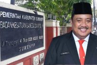 TERSENYUM: Kepala Bakesbangpol Sumenep, Ahmad Dzulkarnain (SandiGT - Seputar Jatim)