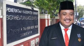 TERSENYUM: Kepala Bakesbangpol Sumenep, Ahmad Dzulkarnain (SandiGT - Seputar Jatim)