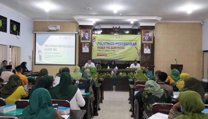 Puluhan Peserta Ikut Pelatihan Penyegaran Kader TBC Komunitas yang Diadakan Dinkes P2KB Sumenep Bersama YABHYSA 
