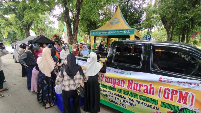CERAH : Pasar murah yang digelar DKPP Sumenep di serbu masyarakat (SandiGT - Seputar Jatim)