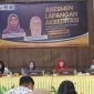 RAPAT: Prodi PBSI STKIP PGRI Sumenep saat melakukan asesmen lapangan akreditasi (SandiGT - Seputar Jatim)