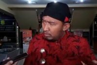 SERIUS: Bupati Sumenep, Achmad Fauzi Wongsojudo, saat diwawancaraI wartawan (Foto Istimewa)