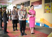 Tari Muang Sangkal Warnai Penyambutan Kapolres Sumenep yang Baru