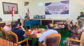 RAPAT: Kepala DKPP Sumenep, Chainur Rasyid saat melakukan MoU dengan PKPOT dan Kerajaan Kedah Malaysia (Doc. Seputar Jatim)