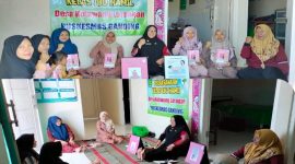 SEMANGAT: Tim Nakes Peskesmas Ganding Suumenep, saat menggelar Kelas Bumil di Desa Ketawang Larangan (Doc. Seputar Jatim)