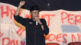 BERORASI: Ketua Badan Eksekutif Mahasiswa Sumenep (BEMSU) Moh. Syauqi (SandiGT - Seputar Jatim
