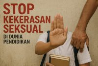 ILUSTRASI: Stop kekerasan seksual dunia pendidikan di Sumenep 2025 (Foto Istimewa)
