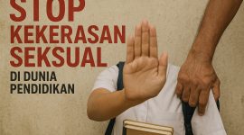 ILUSTRASI: Stop kekerasan seksual dunia pendidikan di Sumenep 2025 (Foto Istimewa)