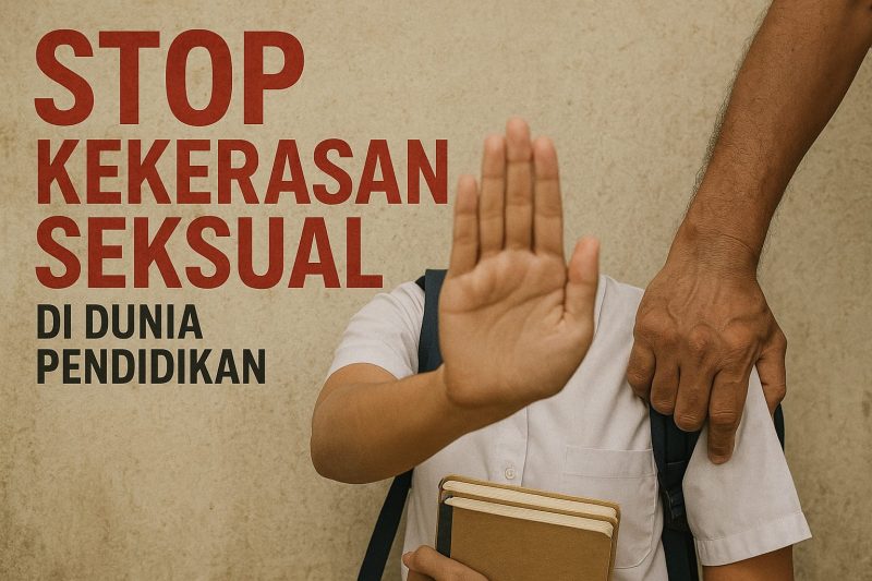 ILUSTRASI: Stop kekerasan seksual dunia pendidikan di Sumenep 2025 (Foto Istimewa)