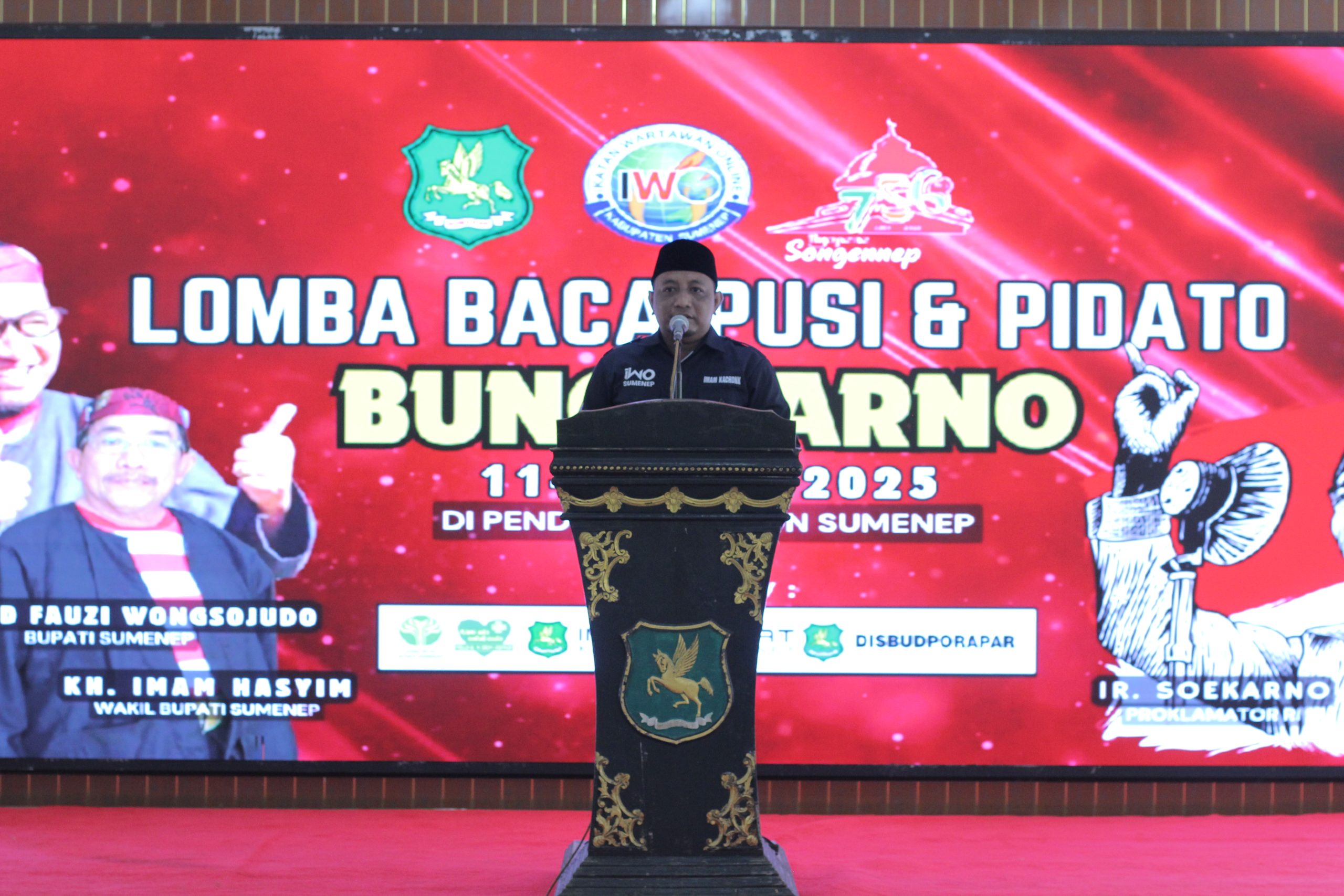 Wabup Sumenep Resmi Buka Lomba Baca Puisi dan Pidato Gaya Bung Karno 2025 se Madura IMG 4390 scaled
