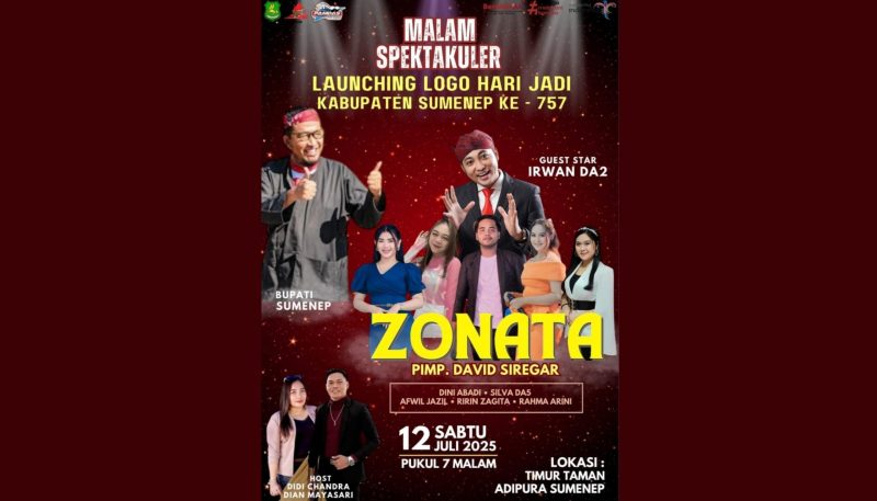 Flyer acara lounching Logo Hari Jadi Sumenep ke 757 (Doc. Seputar Jatim)