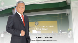 GAGAH: Direktur Bank BPRS Bhakti Sumekar, Hairil Fajar (Doc. Seputar Jatim)