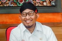 CERIA: Bupati Sumenep, Ahmad Fauzi Wongsojudo saat menyampaikan tentang layanan kesehatan di kepulauan (SandiGT - Seputar Jatim)