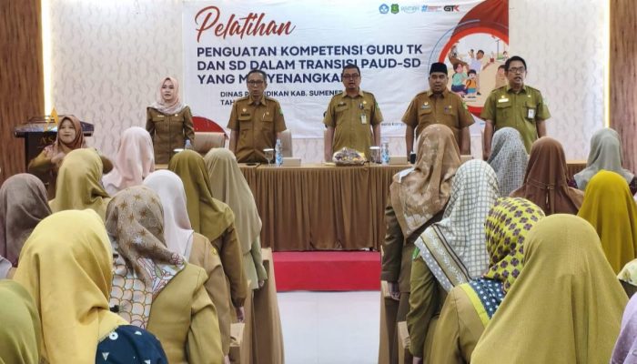 Disdik Sumenep Gelar Pelatihan Penguatan Kompetensi Guru Demi Pahami Transisi PAUD ke SD