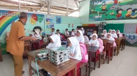 SIAP-SIAP: Salah satu sekolah pendidikan yang mendapat program makan bergizi gratis di Sumenep (SandiGT - Seputar Jatim)
