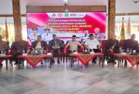 RAPI: Jajaran Forkopimda saat menghadiri pelantikan PKDI Sumenep, Pendopo Agung Keraton Sumenep (Doc. Seputar Jatim)