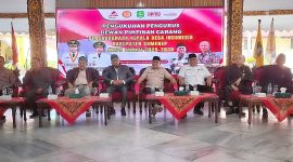 RAPI: Jajaran Forkopimda saat menghadiri pelantikan PKDI Sumenep, Pendopo Agung Keraton Sumenep (Doc. Seputar Jatim)