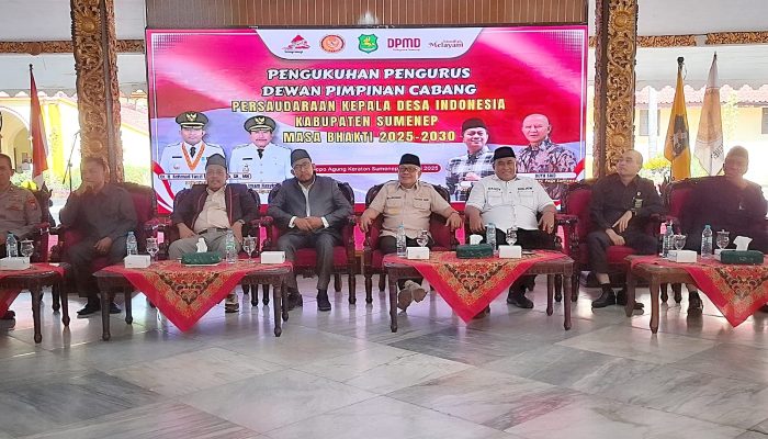 PKDI Sumenep Resmi Dilantik, Bupati Minta Pembangunan Desa Tepat Sasaran