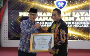 Achmad Fauzi Wongsojudo Raih Penghargaan dari BKN Atas Layanan Penetapan NIP Terbaik