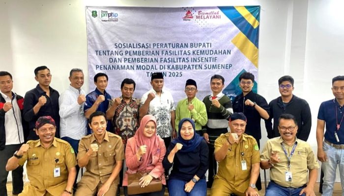 Dorong Investasi dan Lapangan Kerja, DPMPTSP Sumenep Sosialisasikan Perbup Fasilitas Kemudahan Modal