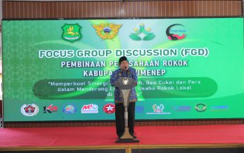 Lewat FGD, Wabup Ajak Pengusaha Rokok Lokal Urus Legalitas Demi Kemajuan Sumenep