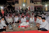 KHIDMAT: Bupati Sumenep Achmad Fauzi Wongsojudo, saat bersama Pimpinan OPD Lingkungan Pemkab Sumenep diacara Tasyakuran HUT RI ke-80 (Doc. Seputar Jatim)