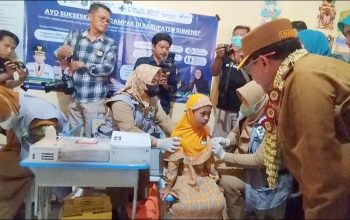 Puskesmas Pamolokan Gelar Vaksinasi Campak di PAUD HI Rumah Pintar Sumenep