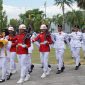 RAPI: Paskibraka dari siswa-siswi pilihan SMA sederajat se-Kabupaten Sumenep siap mengibarkan bendera merah putih di Halaman Kantor Bupati (Doc. Seputar Jatim)