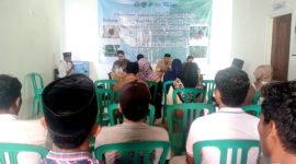 SOSIALISASI: Kegiatan sosialisasi pelestarian satwa langka, di Balai Desa Saobi, Pulau Kangean, Sumenep. (Doc. Seputar Jatim)
