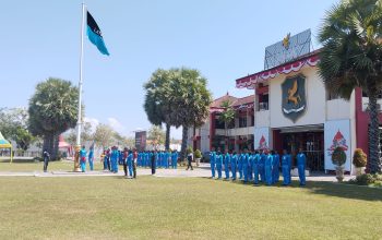 Di Bawah Terik Matahari, Paskibraka Sumenep Tetap Semangat Latihan Jelang HUT RI Ke 80
