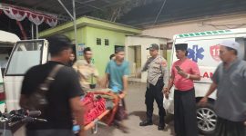 TEGANG: Polsek Giligenting, Polres Sumenep, tengah menangani kasus dugaan penganiayaan yang mengakibatkan korban meninggal dunia (Humas Polres Sumenep)