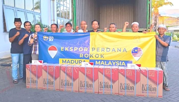 Siap Bersaing di Pasar Global, PT ESM Madura Kembali Ekspor Rokok King Djava Click Blueberry ke Malaysia