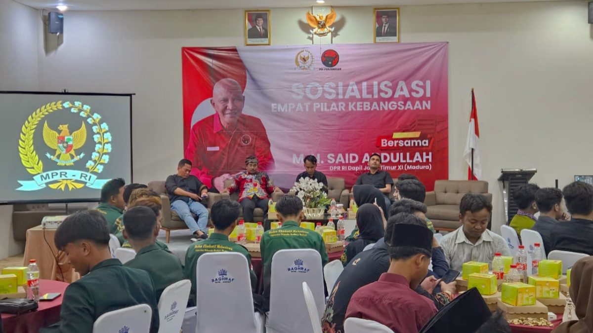 FOKUS: Suasana sosialisasi Empat Pilar Kebangsaan oleh MH. Said Abdullah di Hotel de Baghraf Sumenep (Doc. Seputar Jatim)