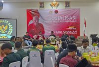 FOKUS: Suasana sosialisasi Empat Pilar Kebangsaan oleh MH. Said Abdullah di Hotel de Baghraf Sumenep (Doc. Seputar Jatim)