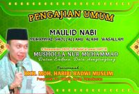 PAMFLET: Pengajian Umum di Musholla Nur Muhammad Aeng Tong Tong, Saronggi, Sumenep (Doc. Seputar Jatim)