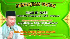PAMFLET: Pengajian Umum di Musholla Nur Muhammad Aeng Tong Tong, Saronggi, Sumenep (Doc. Seputar Jatim)