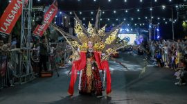 MEGAH: Salah satu peserta tampil pada event MEC di tahun 2024 lalu (Doc. Seputar Jatim)