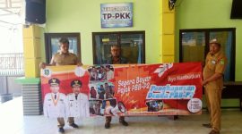 KOMPAK: Tim Bapenda Kabupaten Sumenep, saat menggelar kegiatan sosialisasi PBB-P2 di Kecamatan Kalianget (SandiGT - Seputar Jatim)